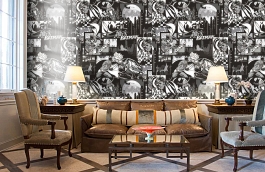 Обои 8917-2 фото в интерьере кабинета превью