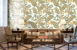 Обои 9903-5 фото в интерьере кабинета превью