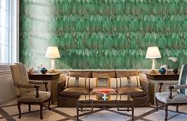 Обои 9913-4 фото в интерьере кабинета превью