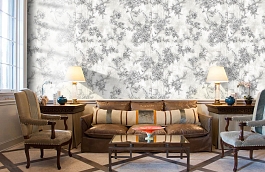 Обои 9914-1 фото в интерьере кабинета превью