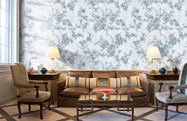 Обои 9914-2 фото в интерьере кабинета превью