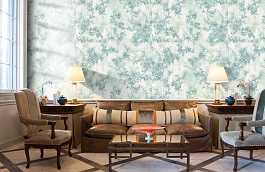 Обои 9914-3 фото в интерьере кабинета превью