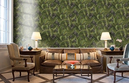 Обои RDT2201-6 фото в интерьере кабинета превью