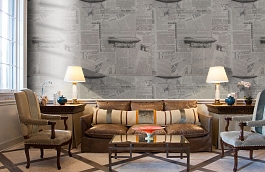 Обои RFE1612-2 фото в интерьере кабинета превью