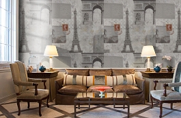 Обои RFE1616-1 фото в интерьере кабинета превью