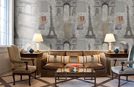 Обои RFE1616-3 фото в интерьере кабинета превью