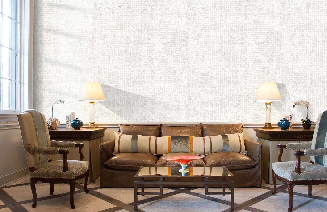 Обои RJC4006-1 фото в интерьере кабинета