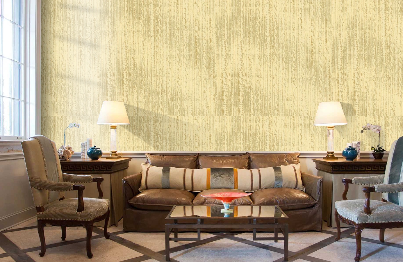 Обои RJC4010-5 фото в интерьере кабинета Обои RJC4010-5 фото в интерьере кабинета