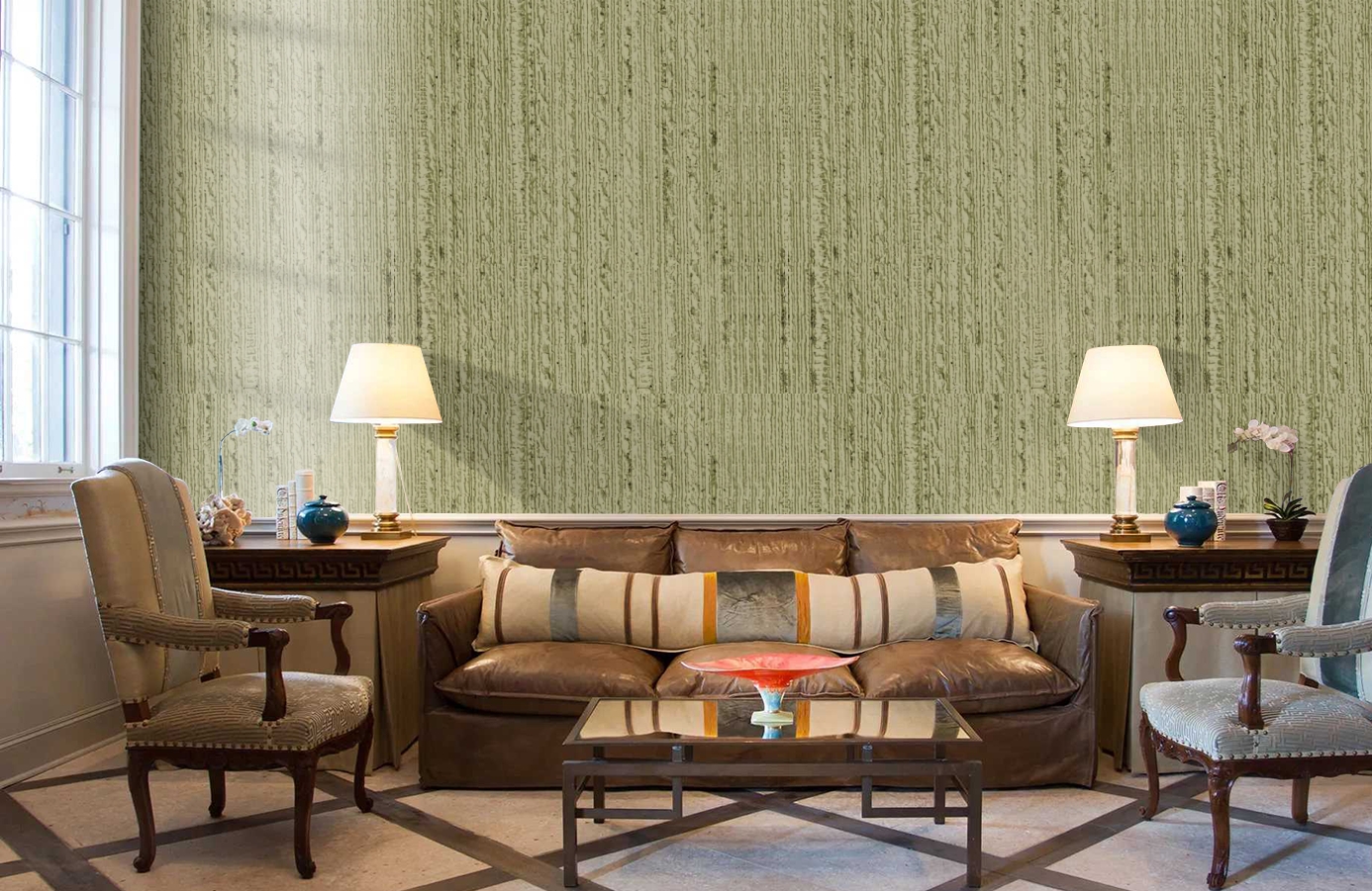 Обои RJC4010-6 фото в интерьере кабинета Обои RJC4010-6 фото в интерьере кабинета