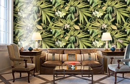 Обои 34379-3 фото в интерьере кабинета превью