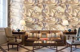 Обои 34379-5 фото в интерьере кабинета превью