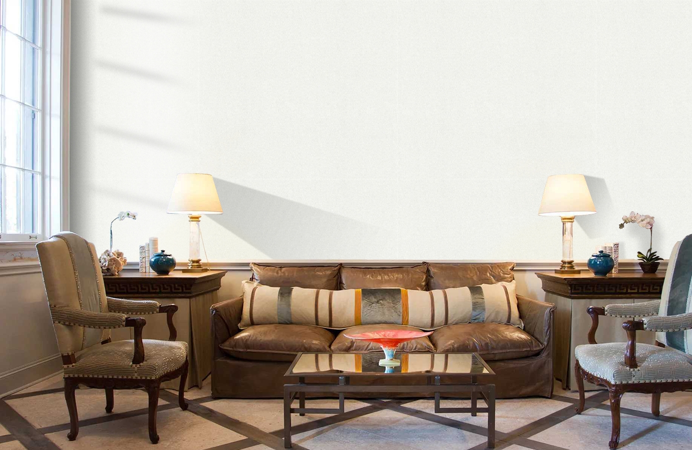 Обои 35479-1 фото в интерьере кабинета