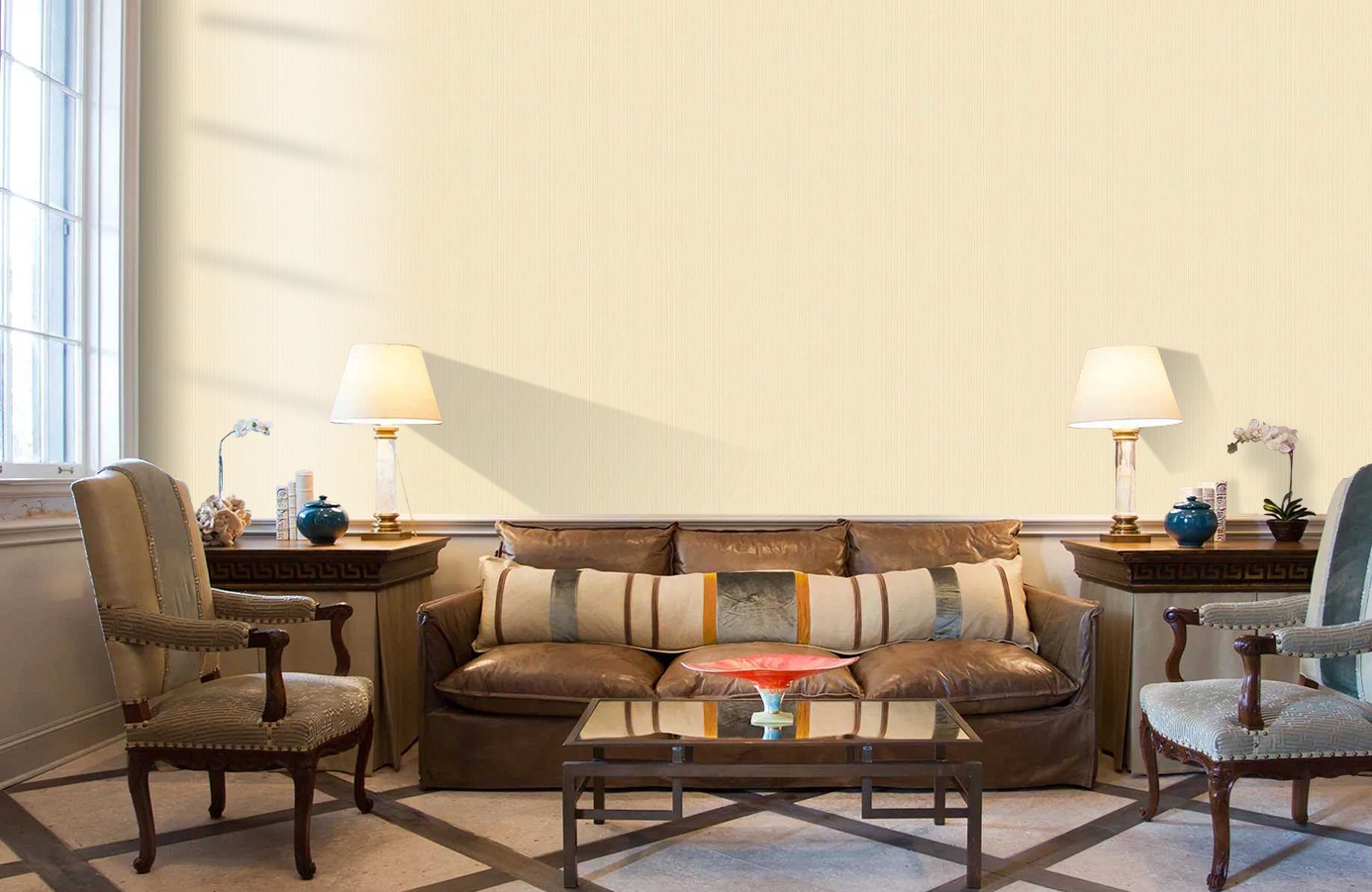 Обои 37167-3 фото в интерьере кабинета