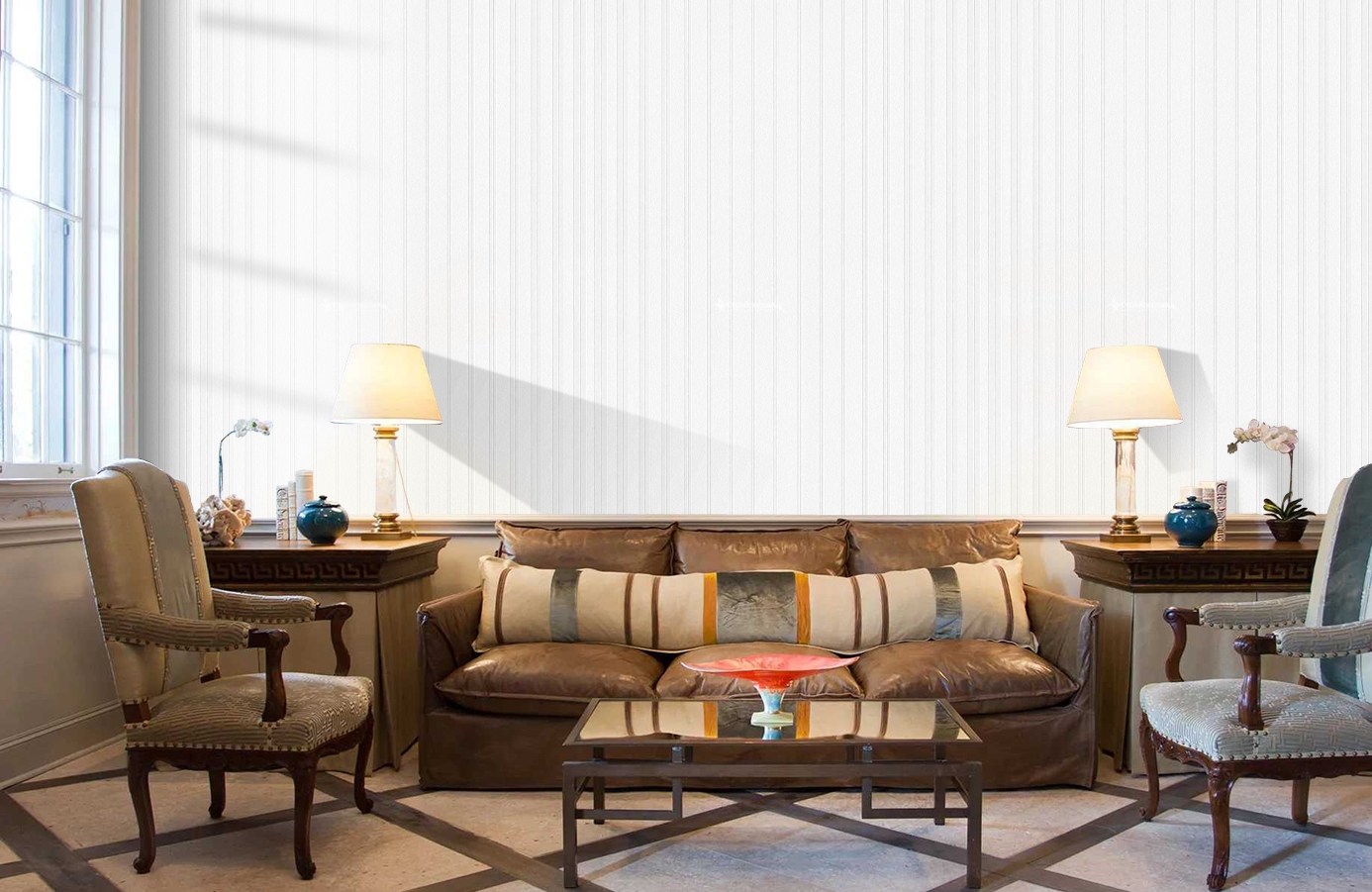 Обои 95121-2 фото в интерьере кабинета