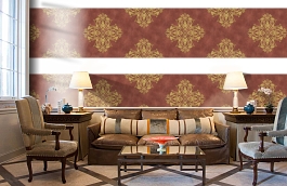 Обои 95473-6 фото в интерьере кабинета превью