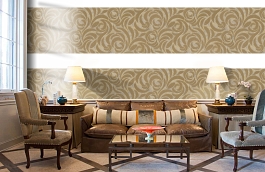 Обои 95476-5 фото в интерьере кабинета превью