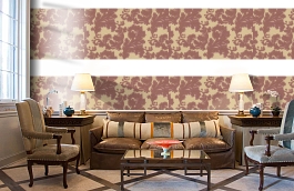 Обои 95938-6 фото в интерьере кабинета превью