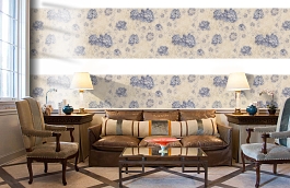 Обои 95968-2 фото в интерьере кабинета превью