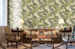 Обои 96099-1 фото в интерьере кабинета превью