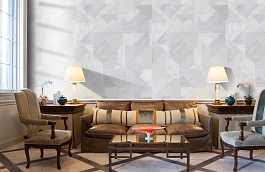 Обои 101605 фото в интерьере кабинета превью