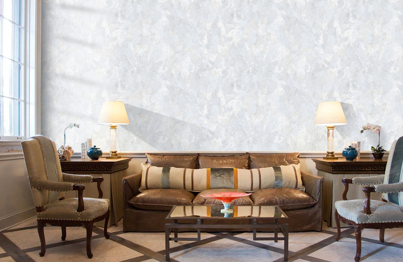 Обои 103804 фото в интерьере кабинета