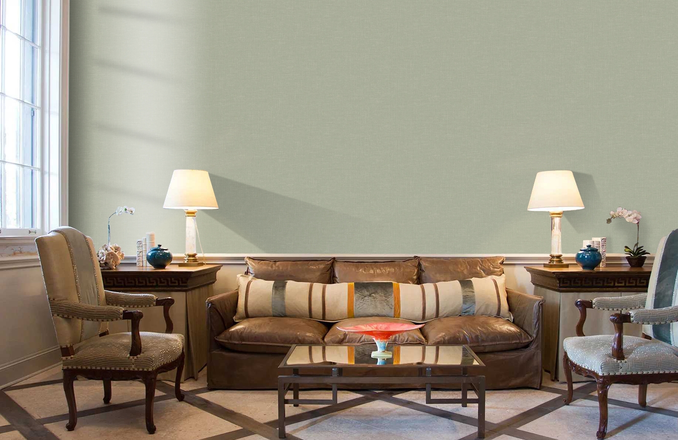 Обои 283943 фото в интерьере кабинета