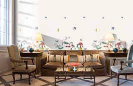 Обои 219193 фото в интерьере кабинета превью