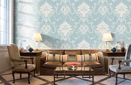 Обои 5058-5 фото в интерьере кабинета превью