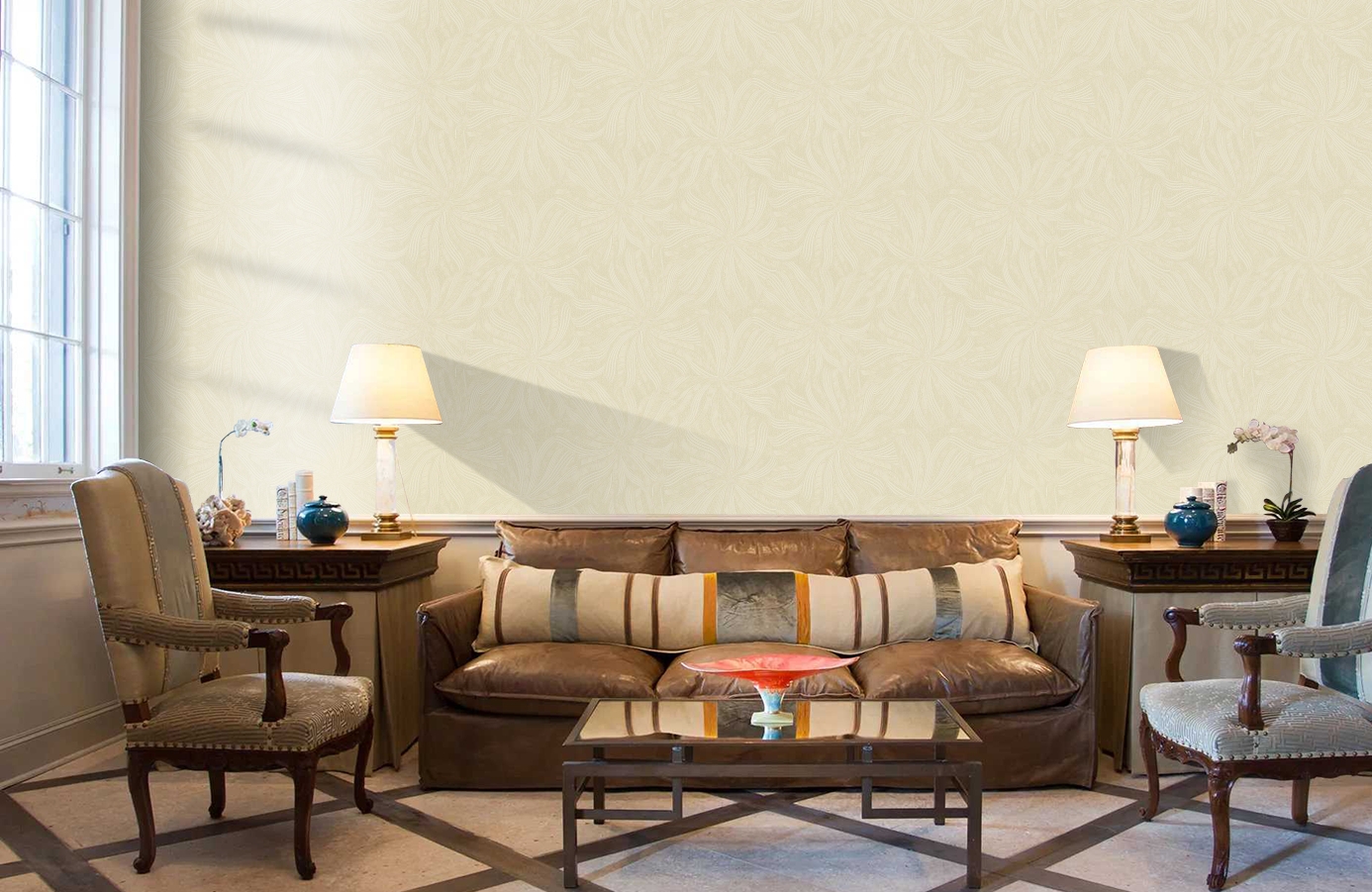 Обои 84118-2 фото в интерьере кабинета