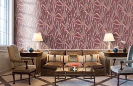 Обои 84200-7 фото в интерьере кабинета превью