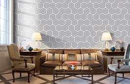 Обои 84234-4 фото в интерьере кабинета превью