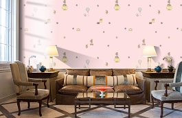 Обои 84241-3 фото в интерьере кабинета превью