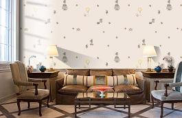 Обои 84241-5 фото в интерьере кабинета превью