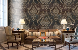 Обои 84272-6 фото в интерьере кабинета превью