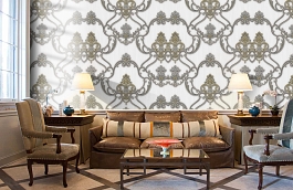 Обои 90773 фото в интерьере кабинета превью