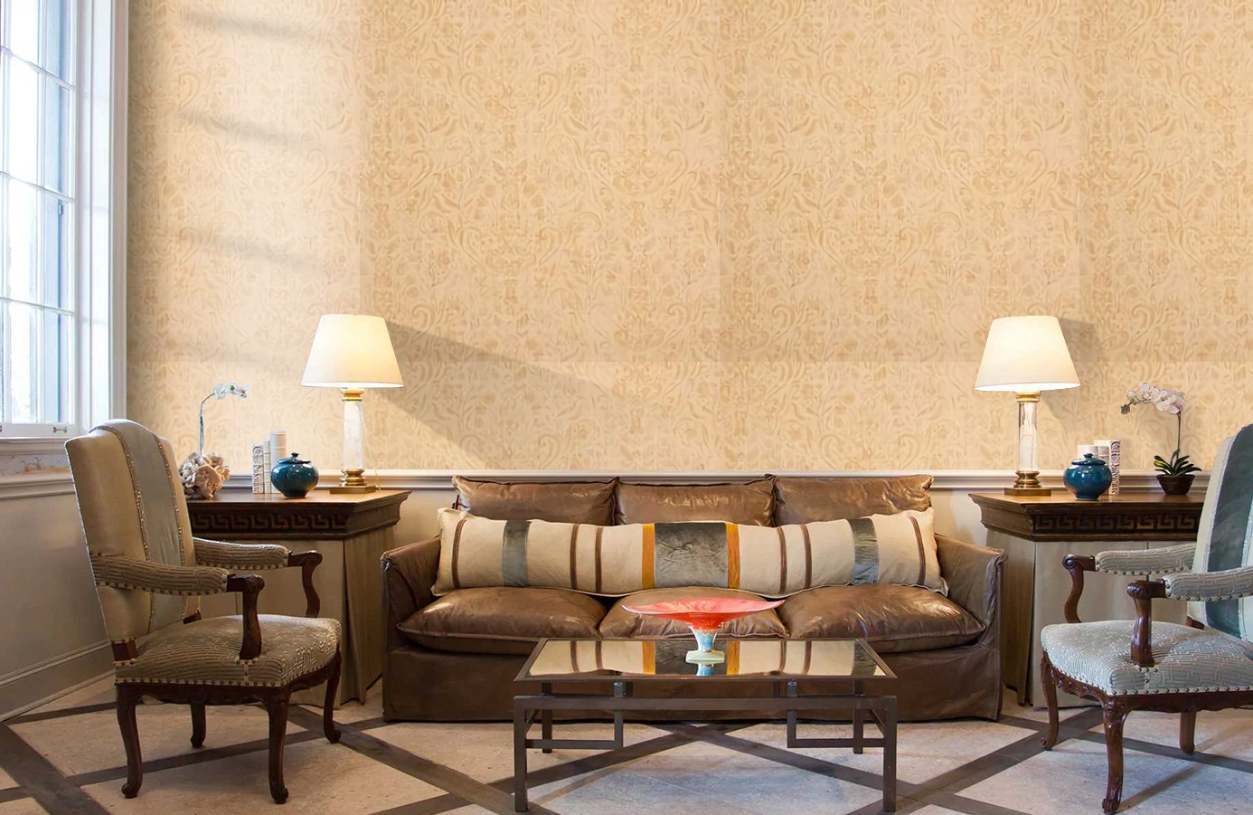 Обои 8032 фото в интерьере кабинета