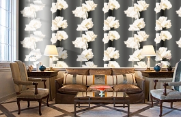 Обои 3D1211 фото в интерьере кабинета превью