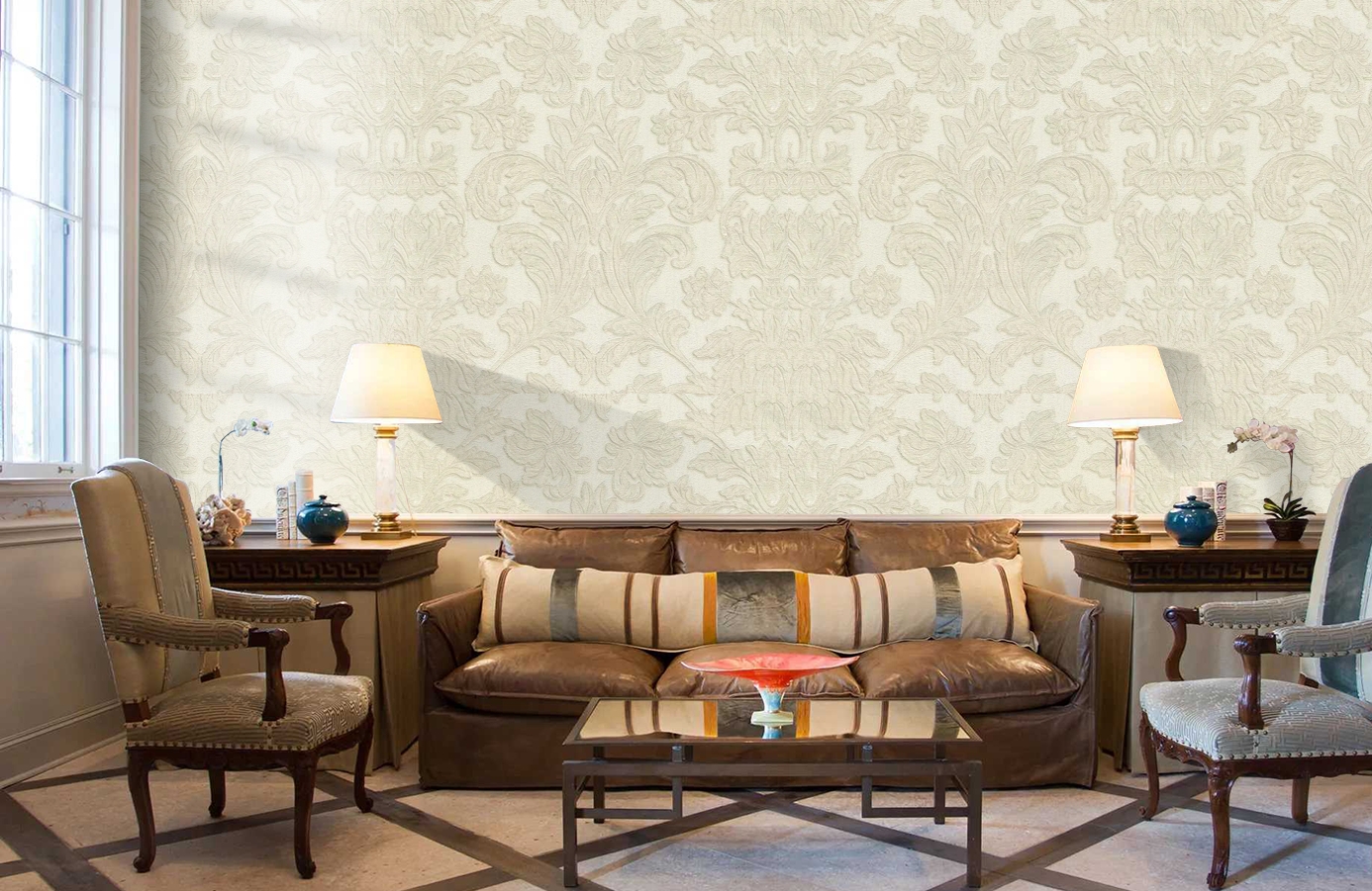 Обои 72804 фото в интерьере кабинета