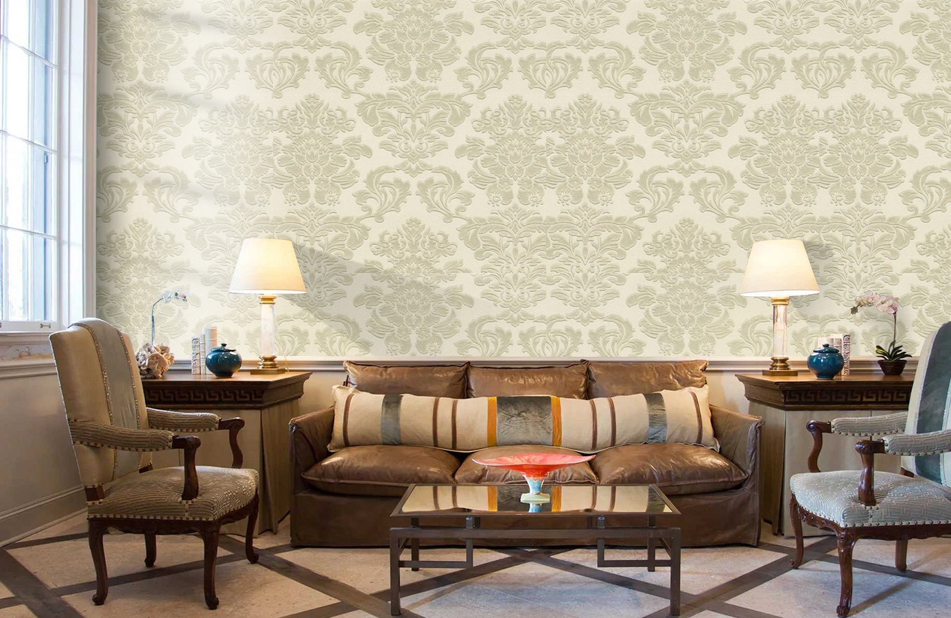 Обои 72848 фото в интерьере кабинета