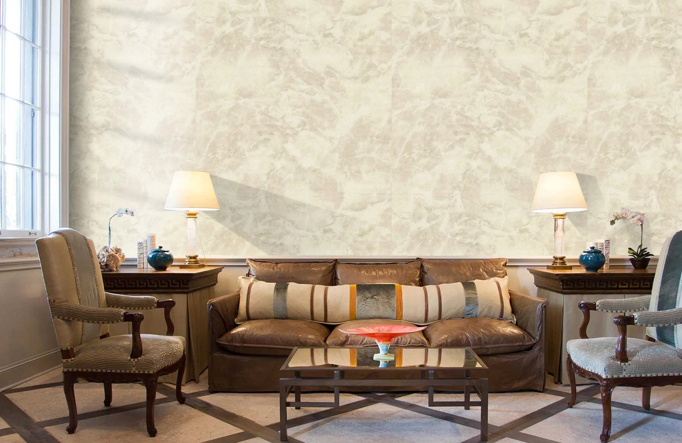 Обои 72856 фото в интерьере кабинета