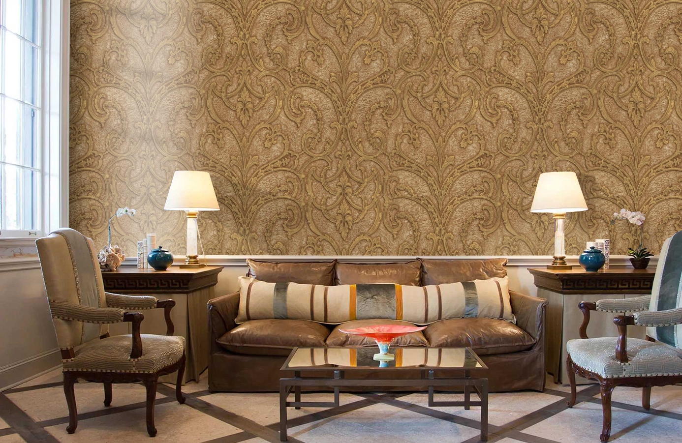 Обои 81403 фото в интерьере кабинета