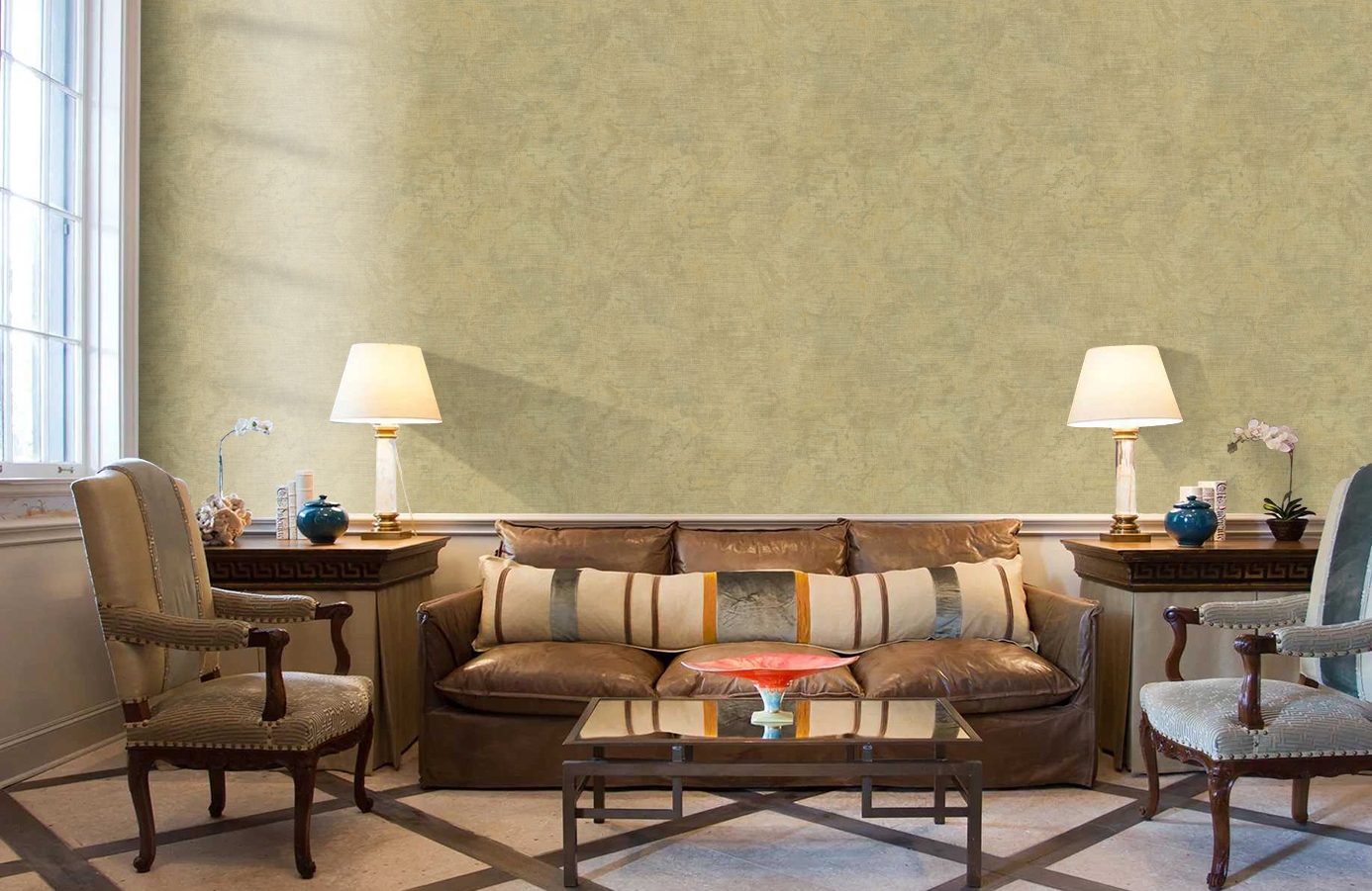 Обои 81516 фото в интерьере кабинета