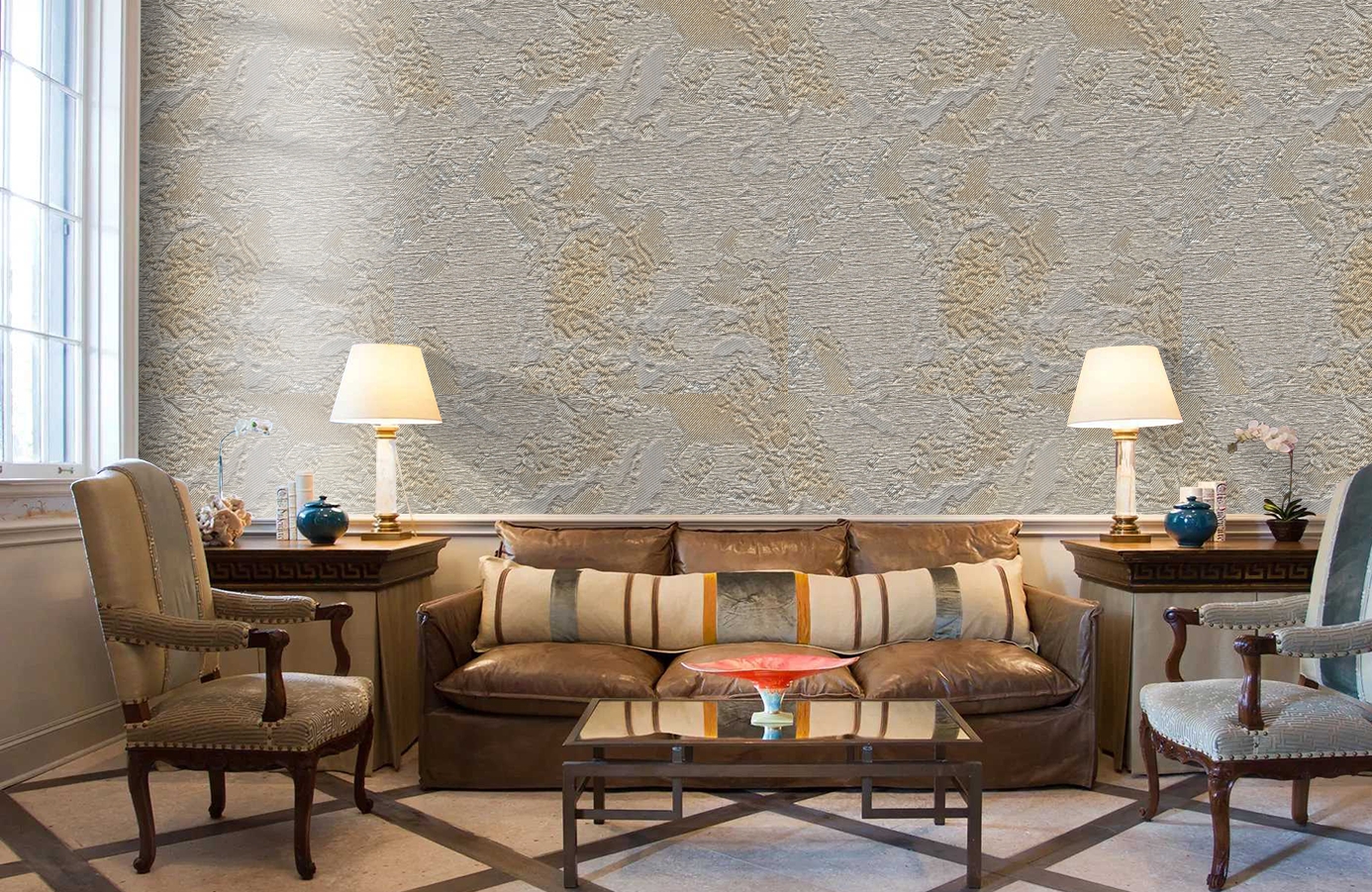 Обои 81553 фото в интерьере кабинета