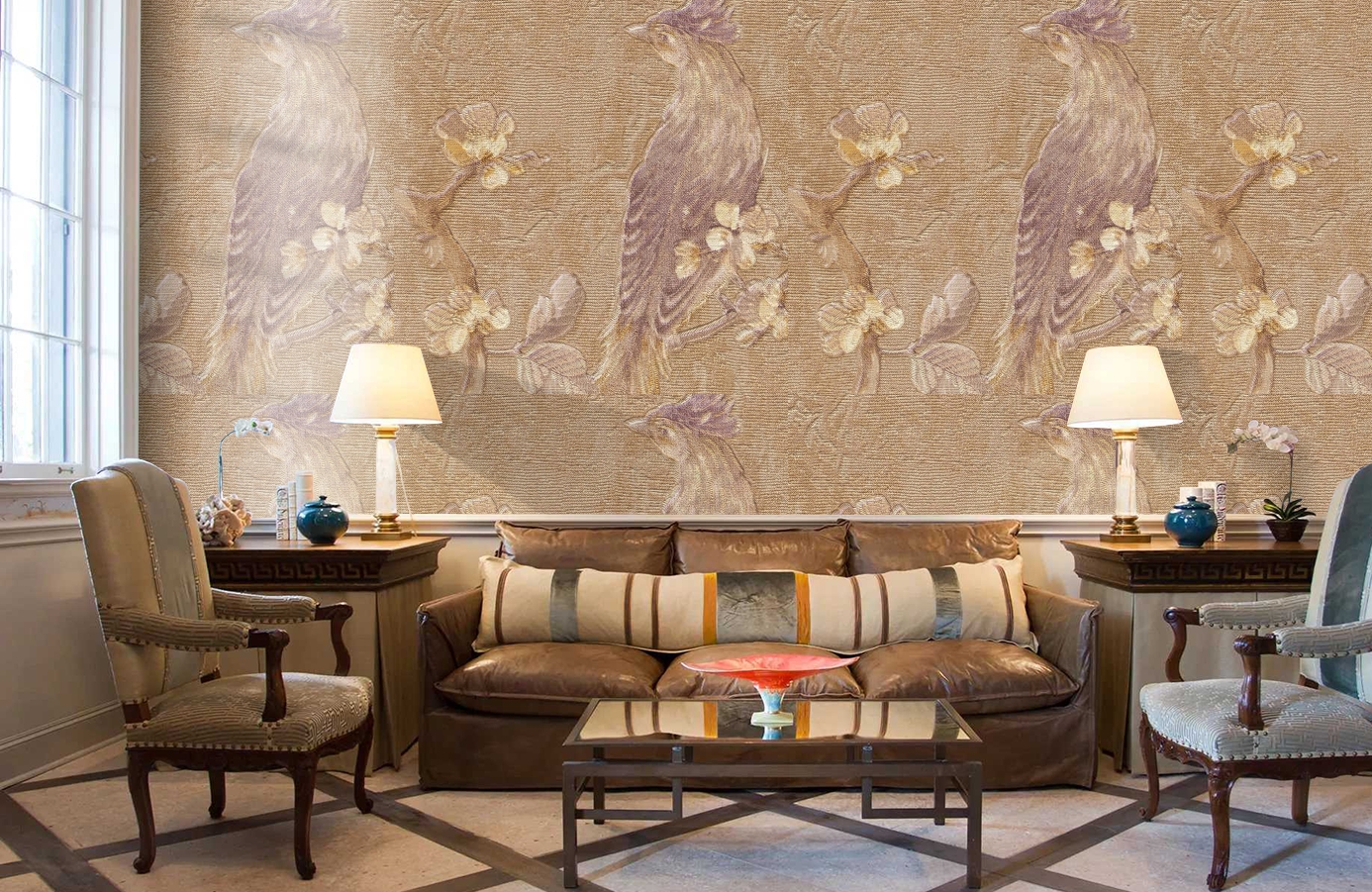 Обои 81655 фото в интерьере кабинета