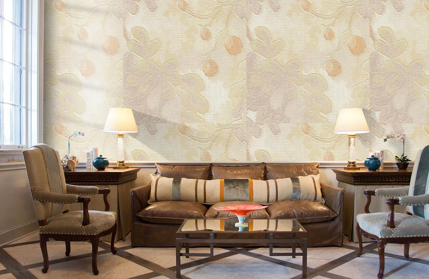 Обои 81694 фото в интерьере кабинета