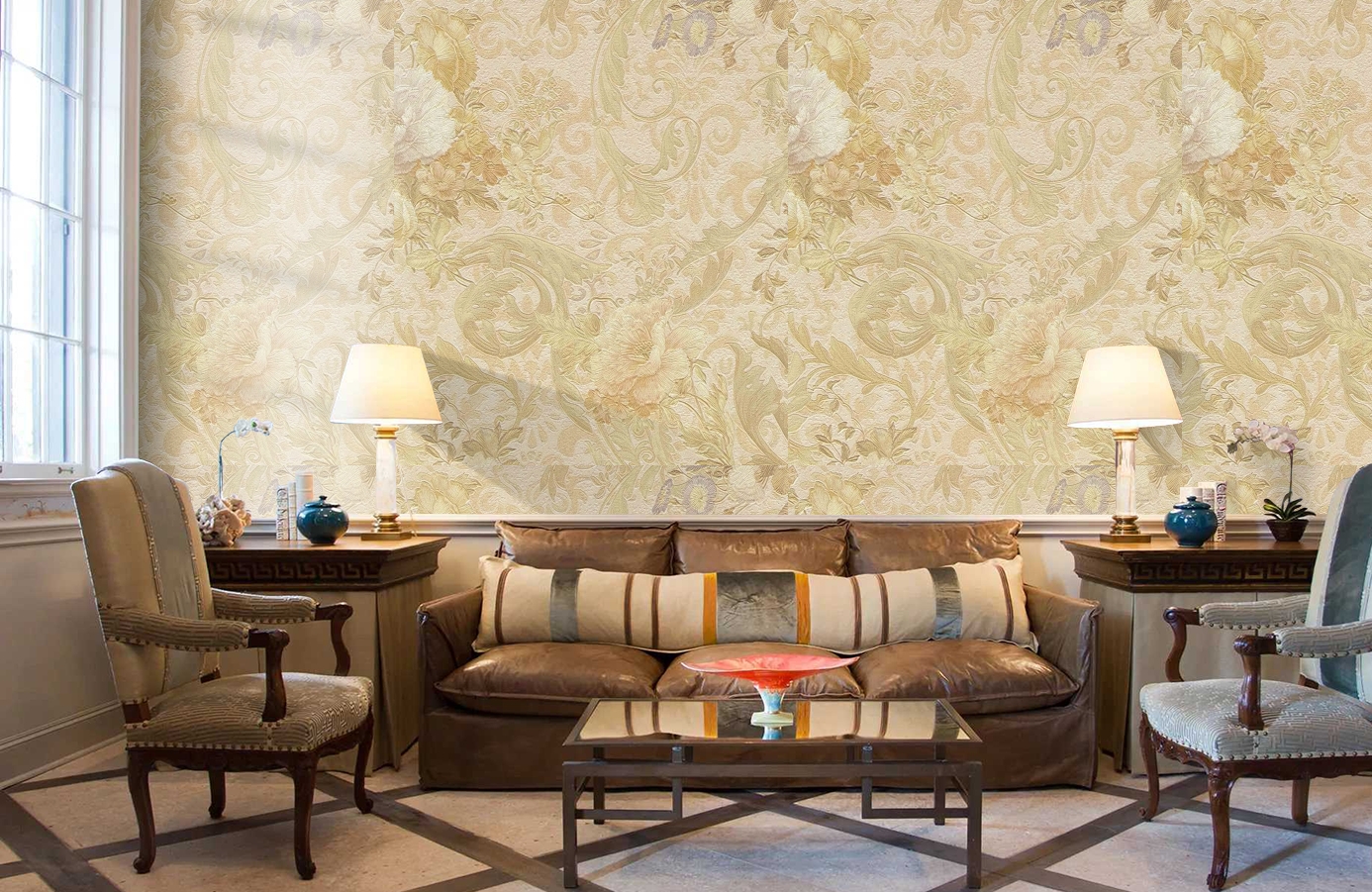 Обои 81819 фото в интерьере кабинета