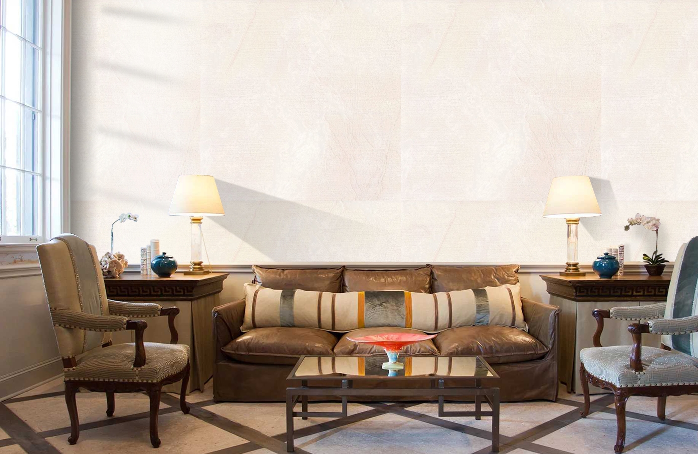 Обои 82219 фото в интерьере кабинета