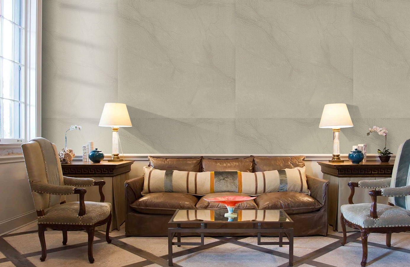 Обои 82230 фото в интерьере кабинета