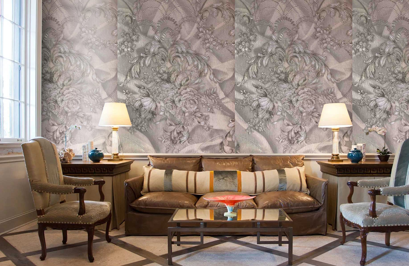 Обои 82407 фото в интерьере кабинета