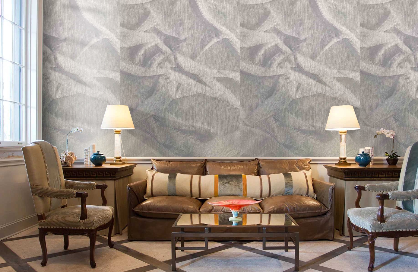 Обои 82417 фото в интерьере кабинета